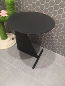 Matt Black Minimalist Side Coffee Table