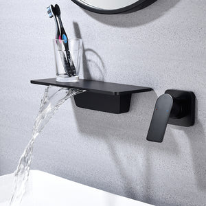 Conceal Wall-mounted Waterfall Mixer Faucet