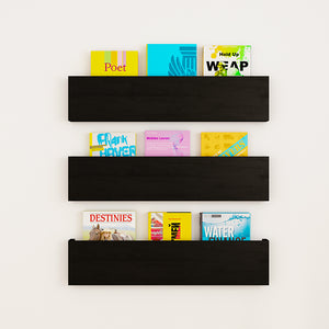 Minimalist Luminated wall shelf magazine rack