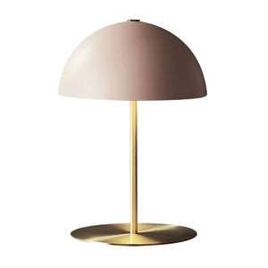 Dimmable Pink Half Round Table Lamp