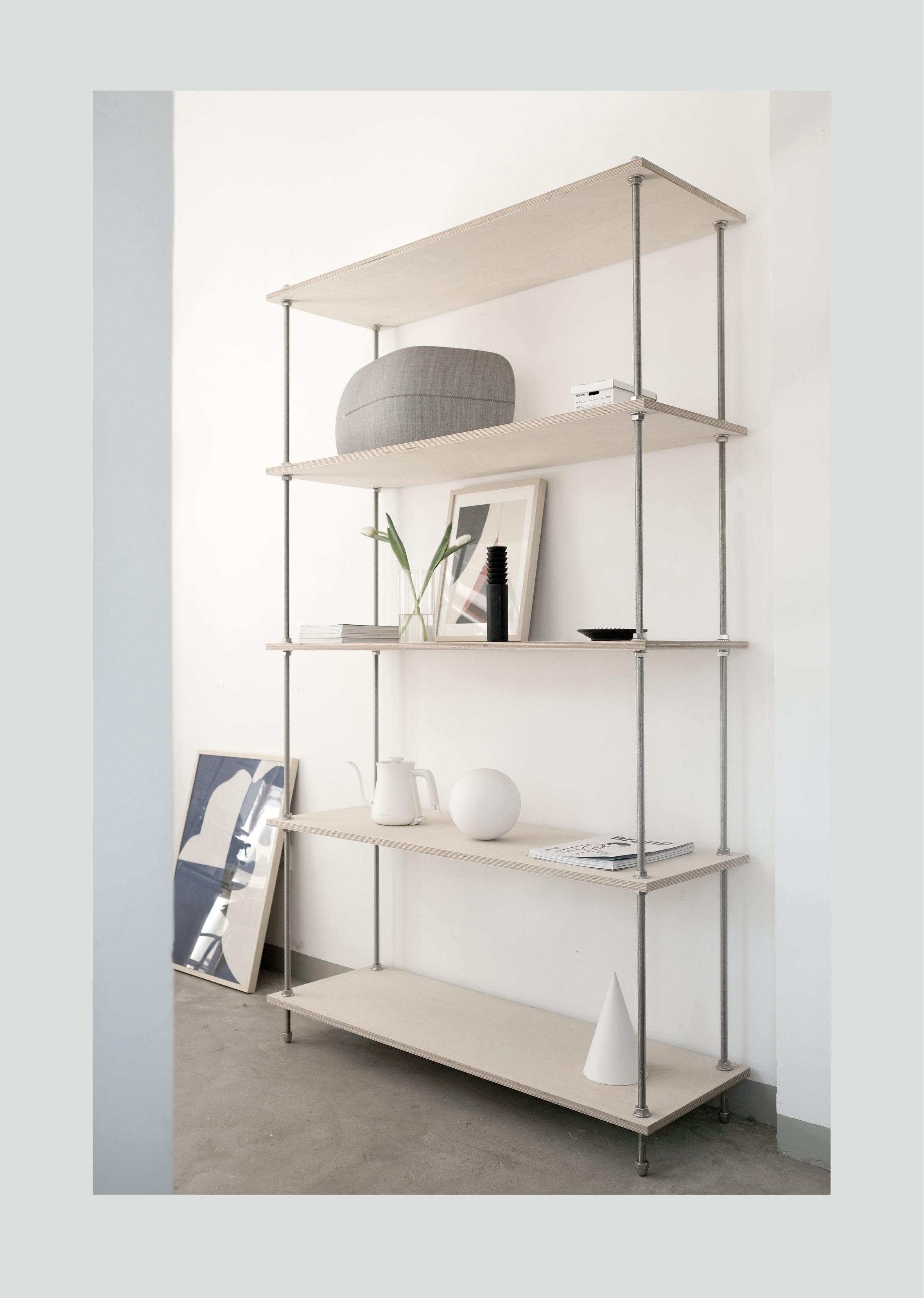 Straight Raw Display Cabinet