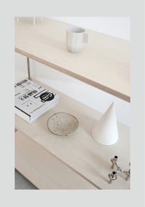 Straight Raw Display Cabinet