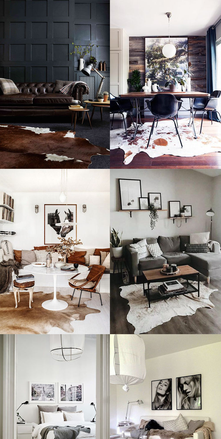 Cowhide rug