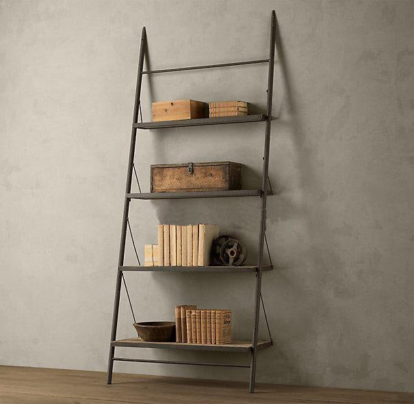 Rustic Design Wall Slanted shelving